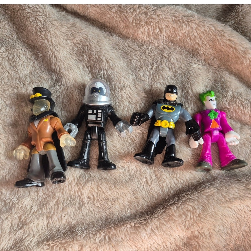 Fisher-Price Imaginext Batman Joker Mr Freeze Gentleman Ghost Lot